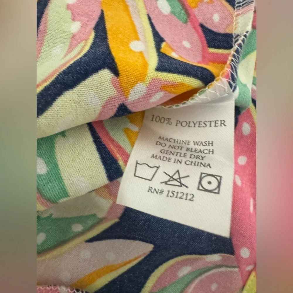 MICHELLE MCDOWELL Vivey Top In Going Bananas Flowy Tiered Novelty NWT Small - Picture 9 of 10